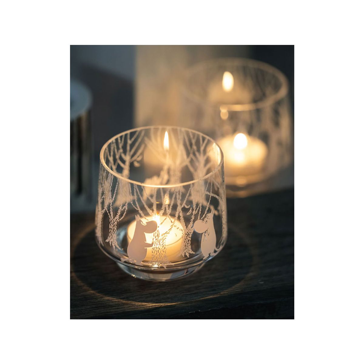 Mummi telysholder  I skogen