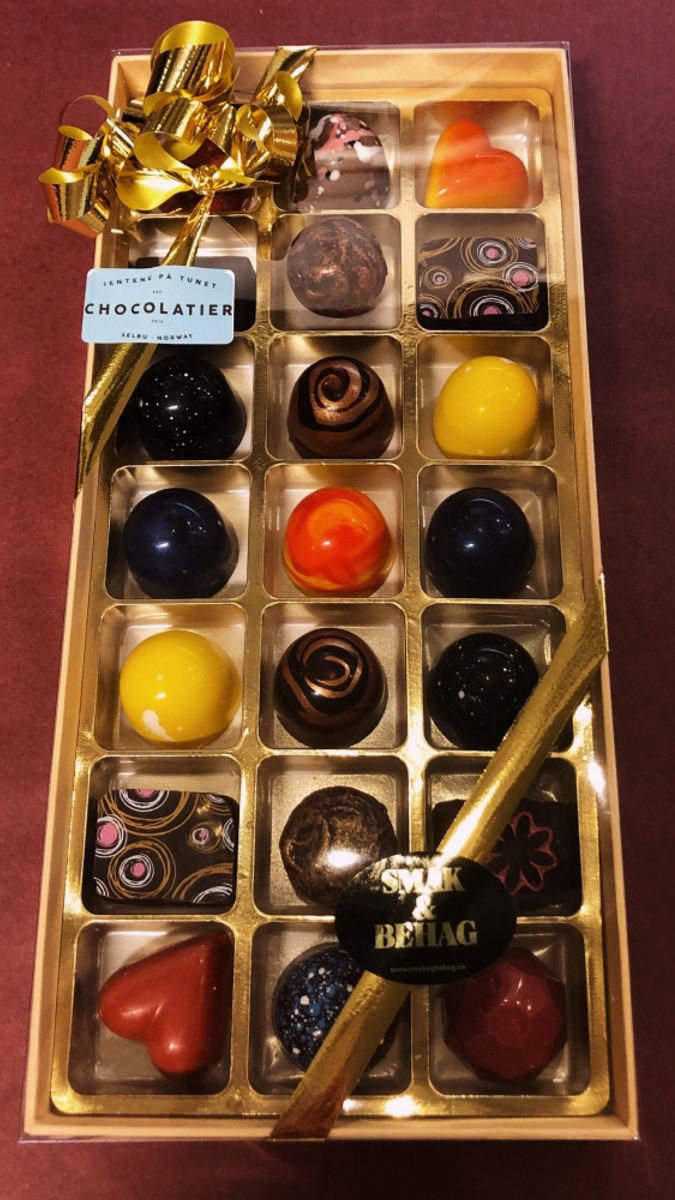 Norsk konfekt 16 roms ass. i eske