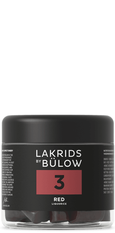 NO.3  Rød Lakrids By Johan Bûlow