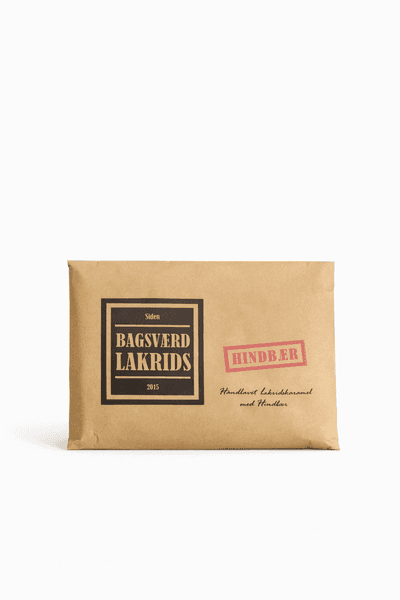 Hovedbilde Lakrisplate Bringebær 160g